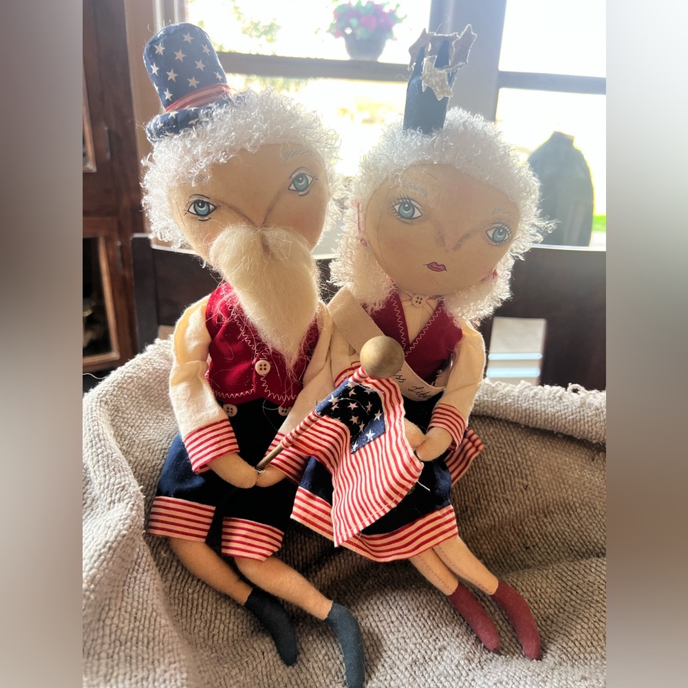 Patriotic  Holiday Decor Dolls by Joe Spencer